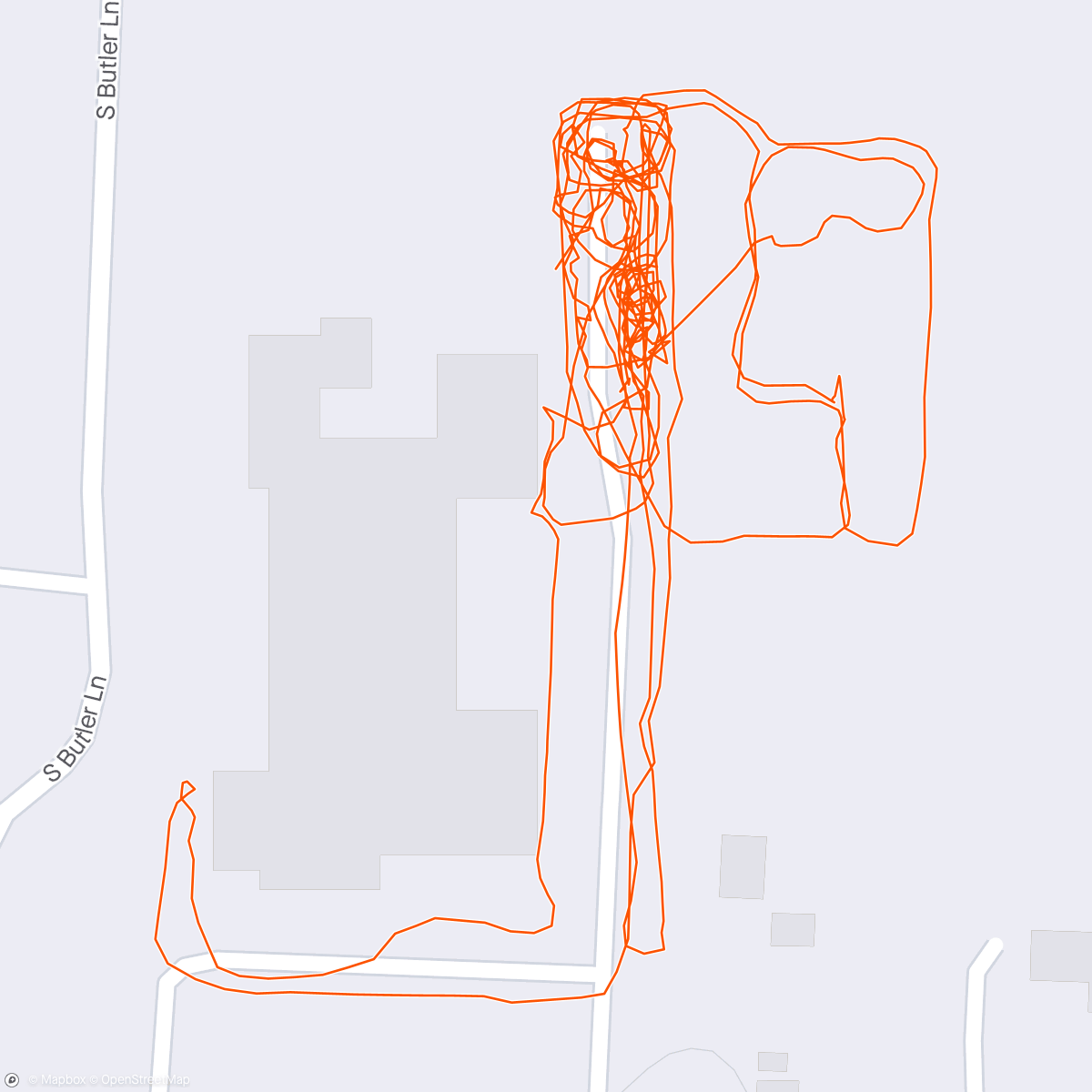 Map of the activity, Killing Time on a kiddie bike