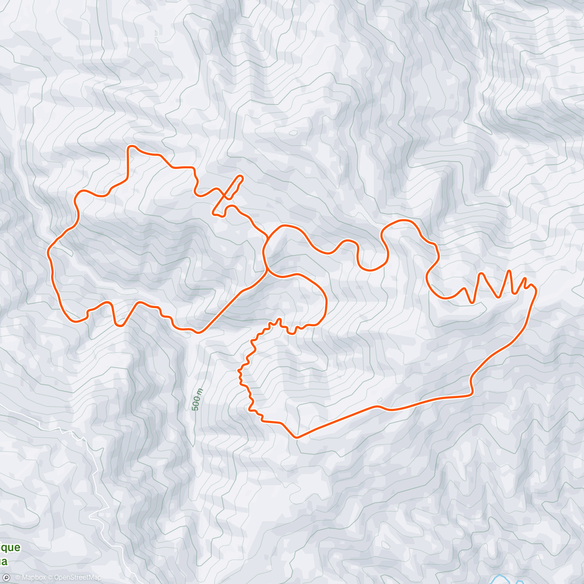 Map of the activity, Zwift - Gentil 8 in France