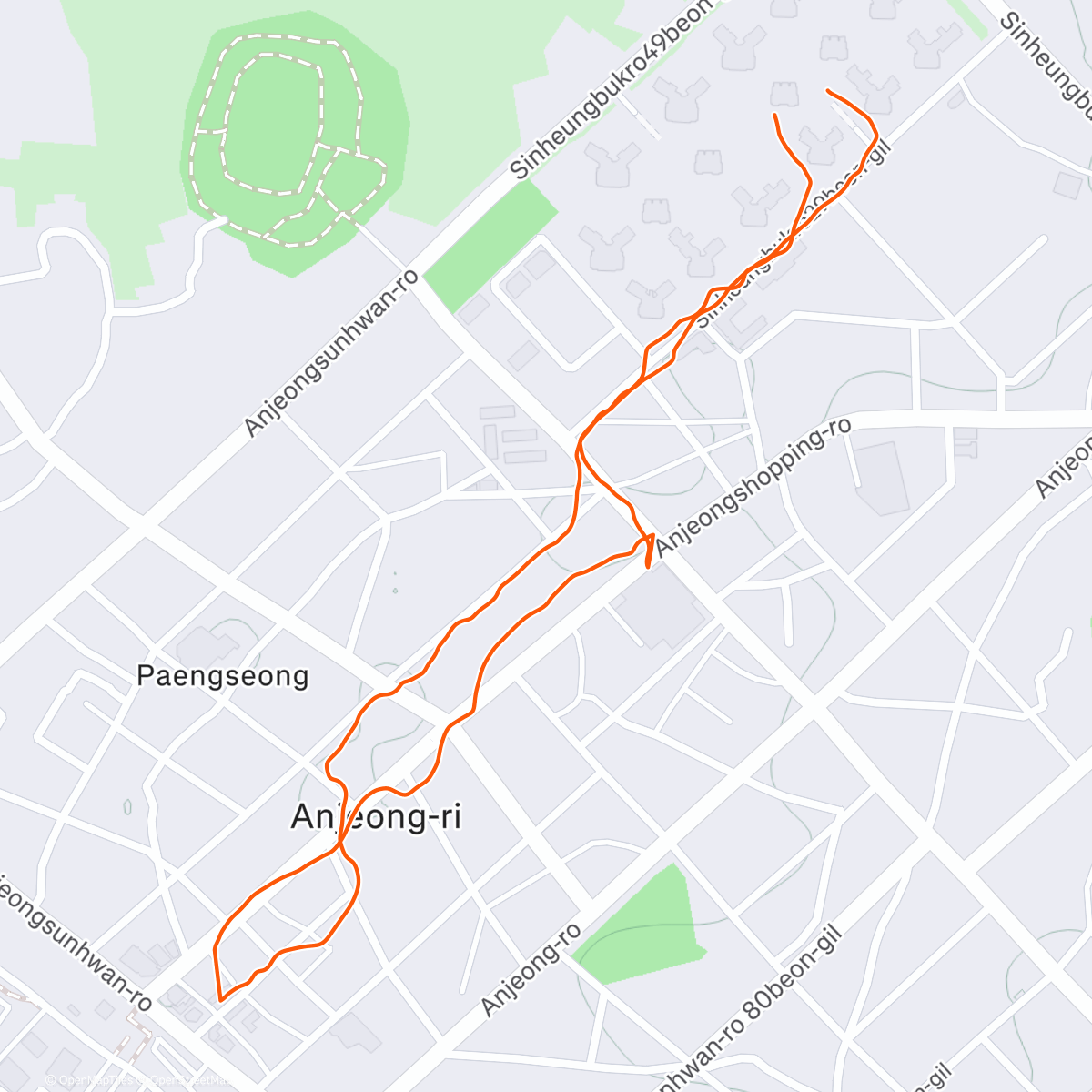 Map of the activity, Afternoon Walk 🍔 at La Sauld