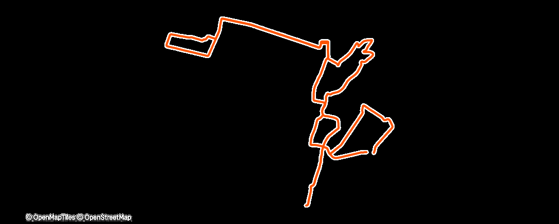 Map of the activity, Mittagslauf - Longrun