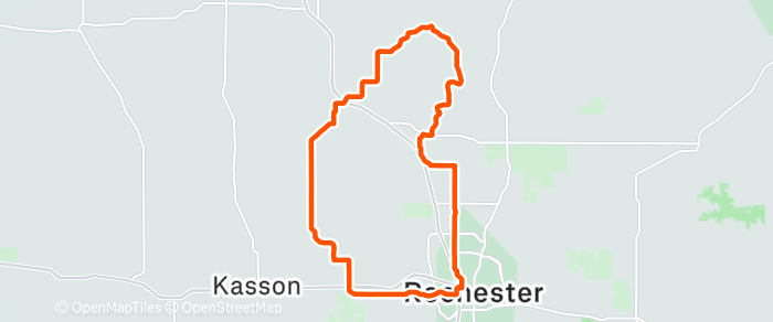 Route map for June 6th Group Ride