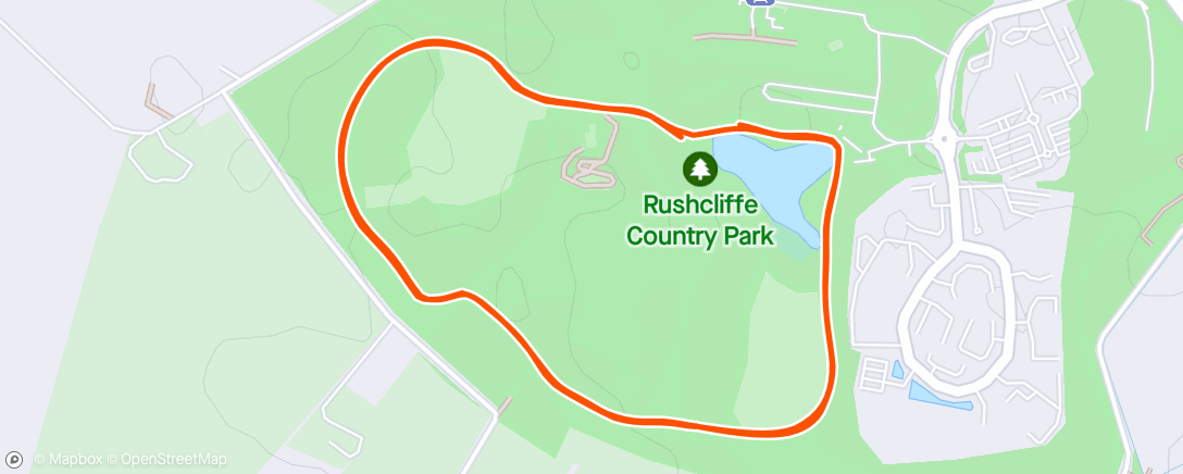 Carte de l'activité Rushcliffe Parkrun