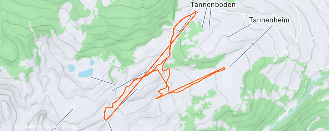 Карта физической активности (Snowboarden am Morgen)