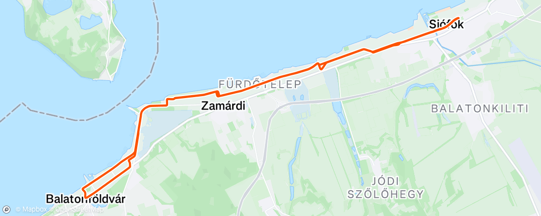 Map of the activity, Esti mese után - lefekvés előtt 🤭