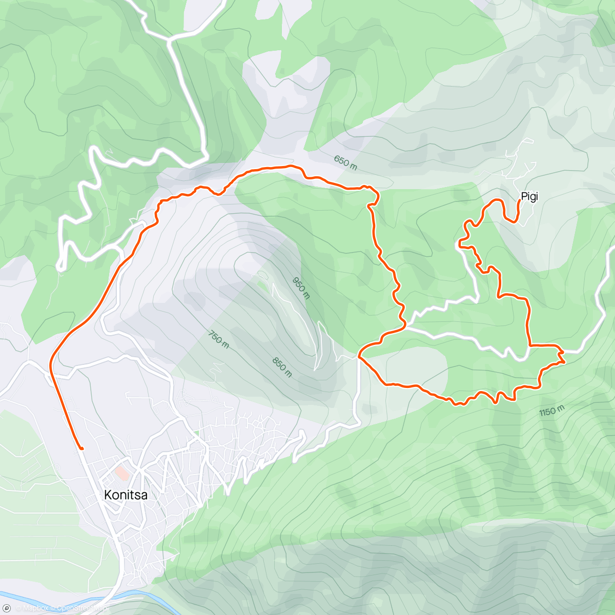 Map of the activity, Missing one