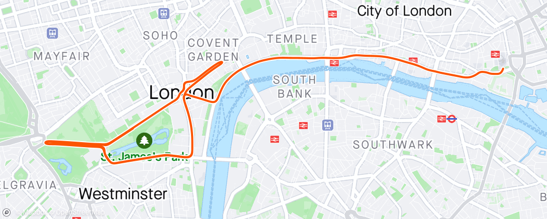 Mappa dell'attività Zwift - Race: Stage 3: Bag That Badge - London Classique Reverse (C) on Classique Reverse in London