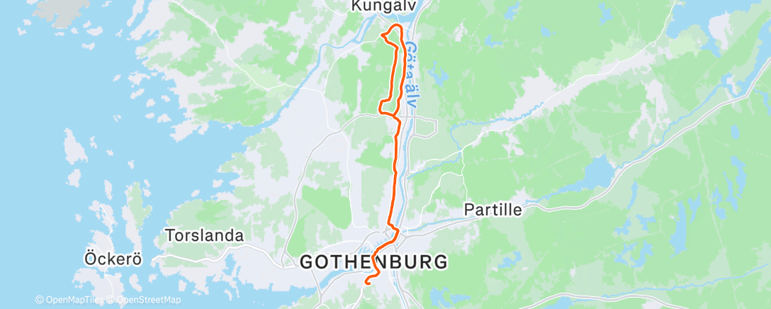 Map of the activity, Afternoon Gravel Ride