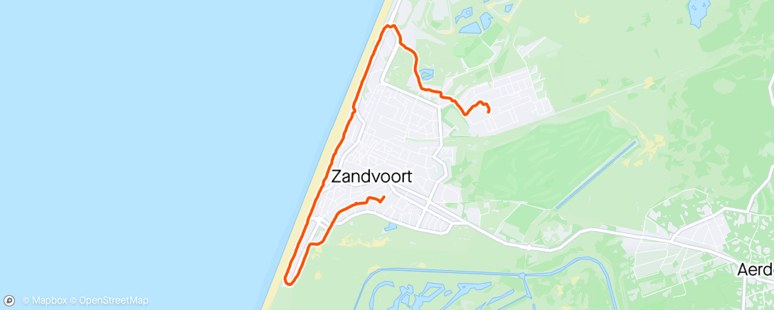 Map of the activity, Rondje Zandvoort