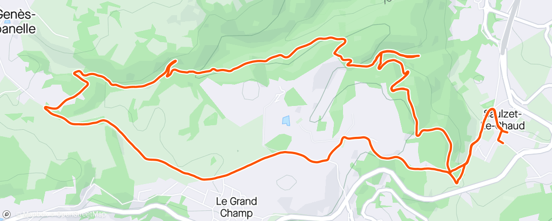 Map of the activity, J-4 avant la course de Sélection