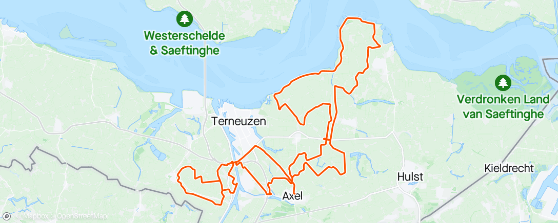 Map of the activity, Rug genoeg