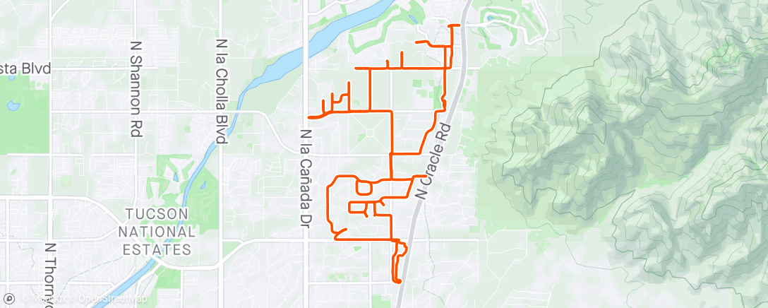 Map of the activity, Morning Ride 5/6/2024