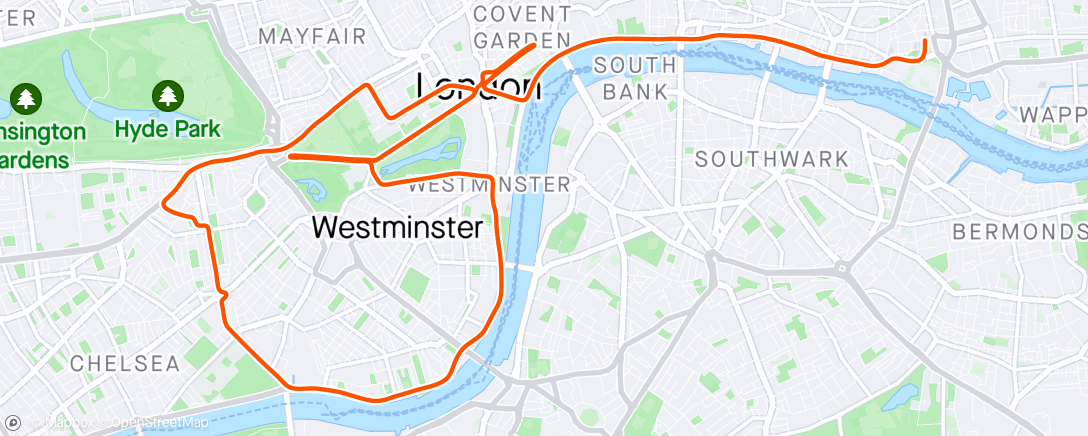 Map of the activity, Zwift - Group Ride: L'Etape du Tour Prologue on Greater London Flat in London