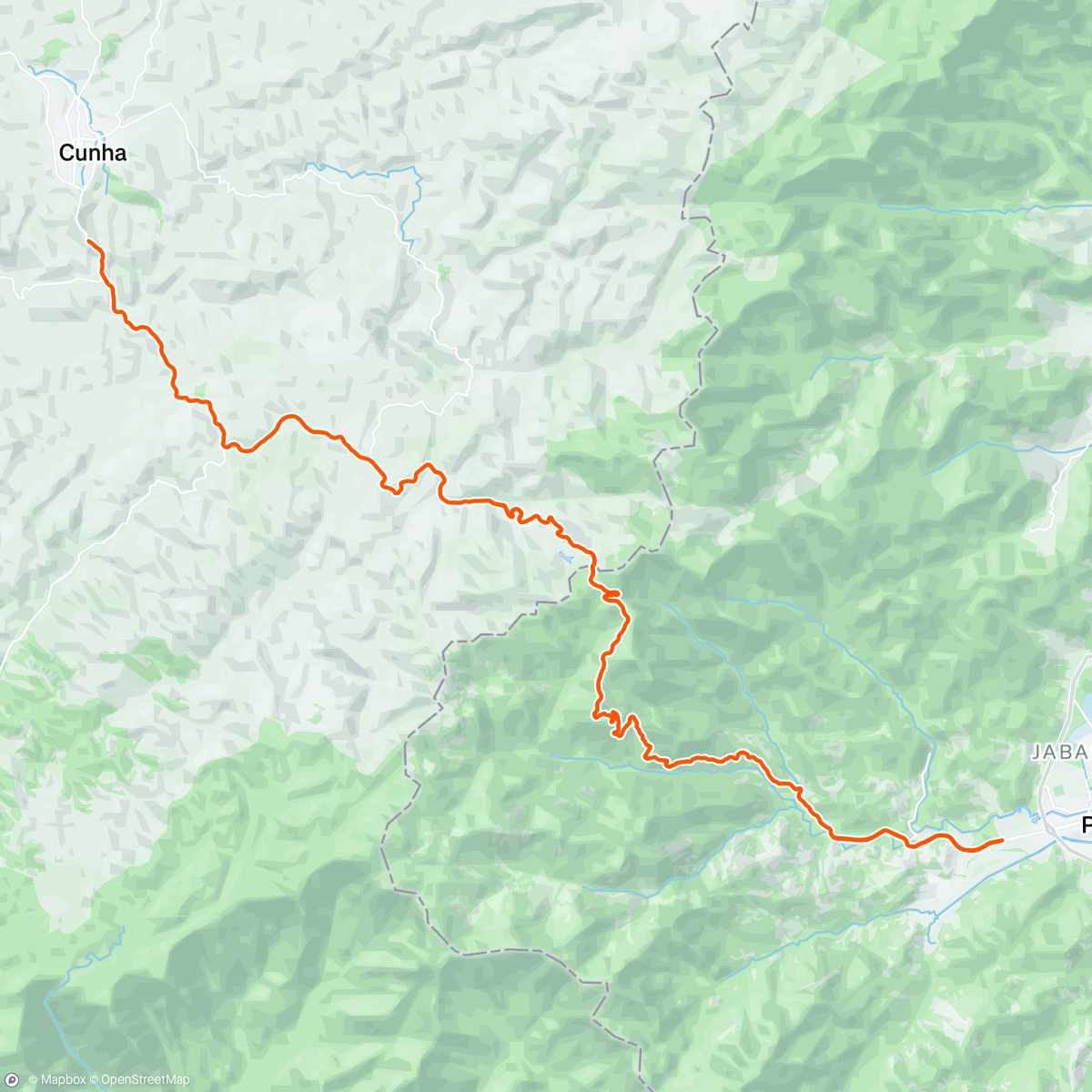 Map of the activity, Expedições 02 - 2ª T - Serra Paraty