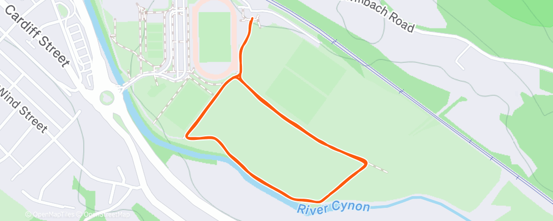 Карта физической активности (Morning Run)