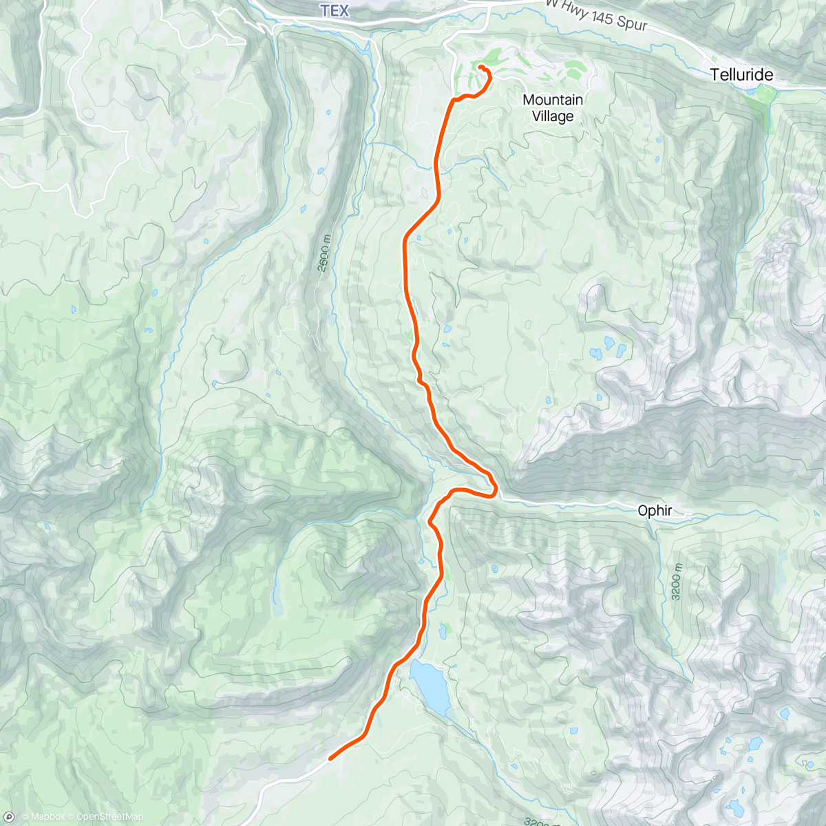 Map of the activity, Back to the alpine!