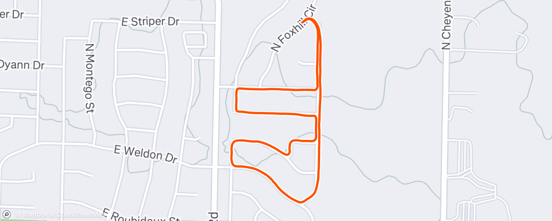 Map of the activity, RftR Shakeout