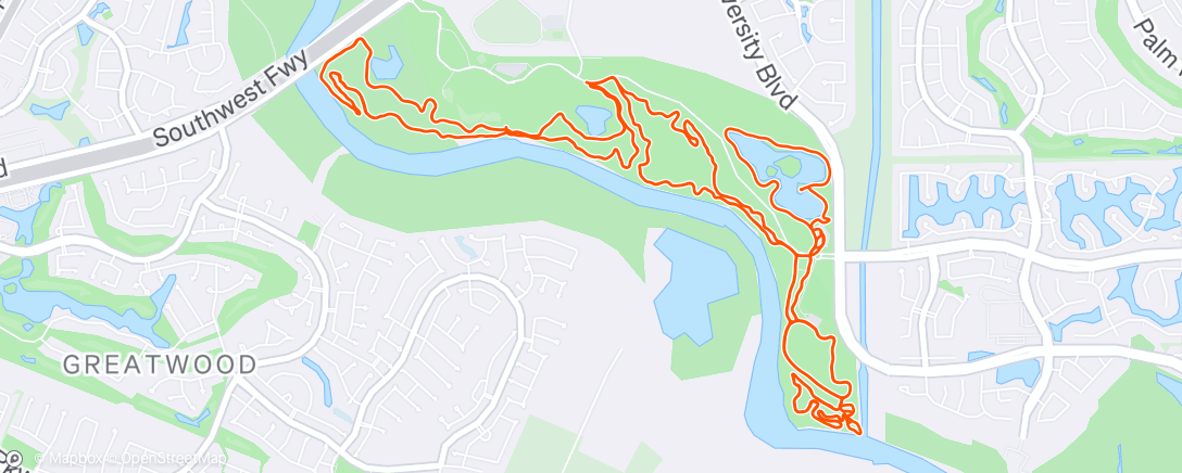 Map of the activity, SL Trails