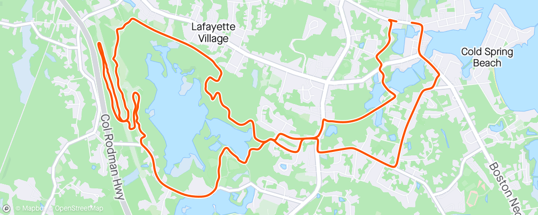 Map of the activity, Afternoon Gravel Bike Ride
