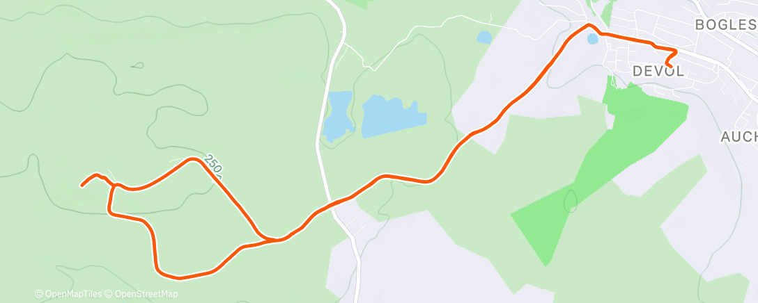 Карта физической активности (Roamin in the gloamin)