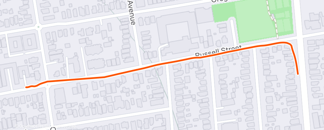 Map of the activity, Morning Ride