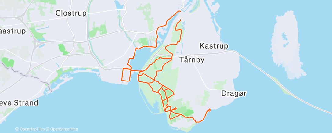 Map of the activity, Morning Ride