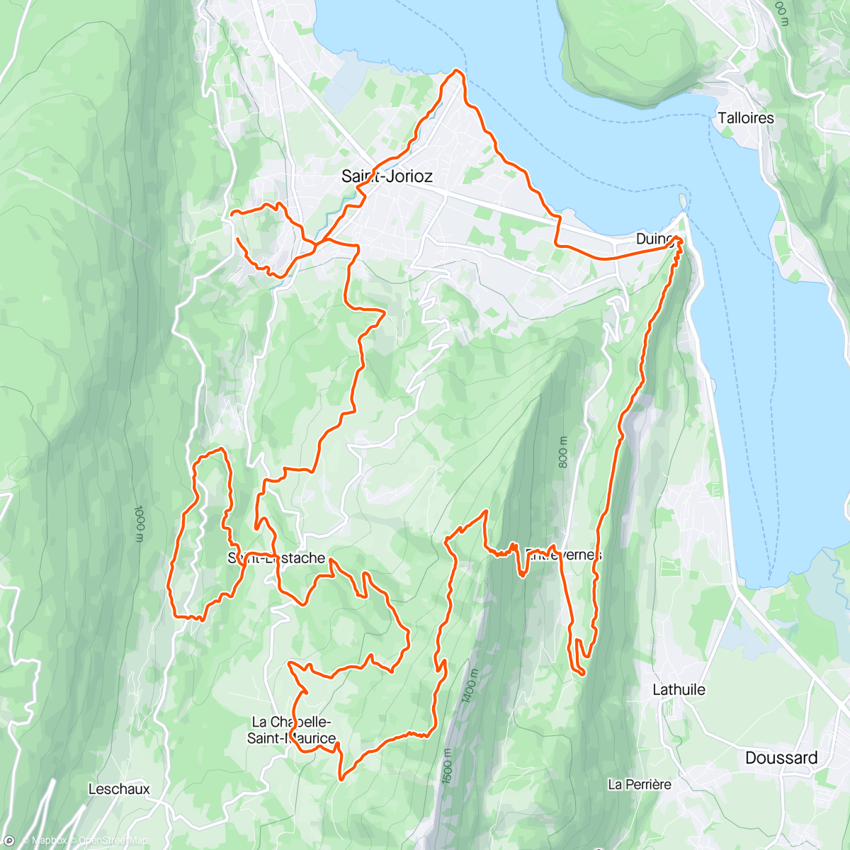 Map of the activity, Reco Trail du Laudon ☀️