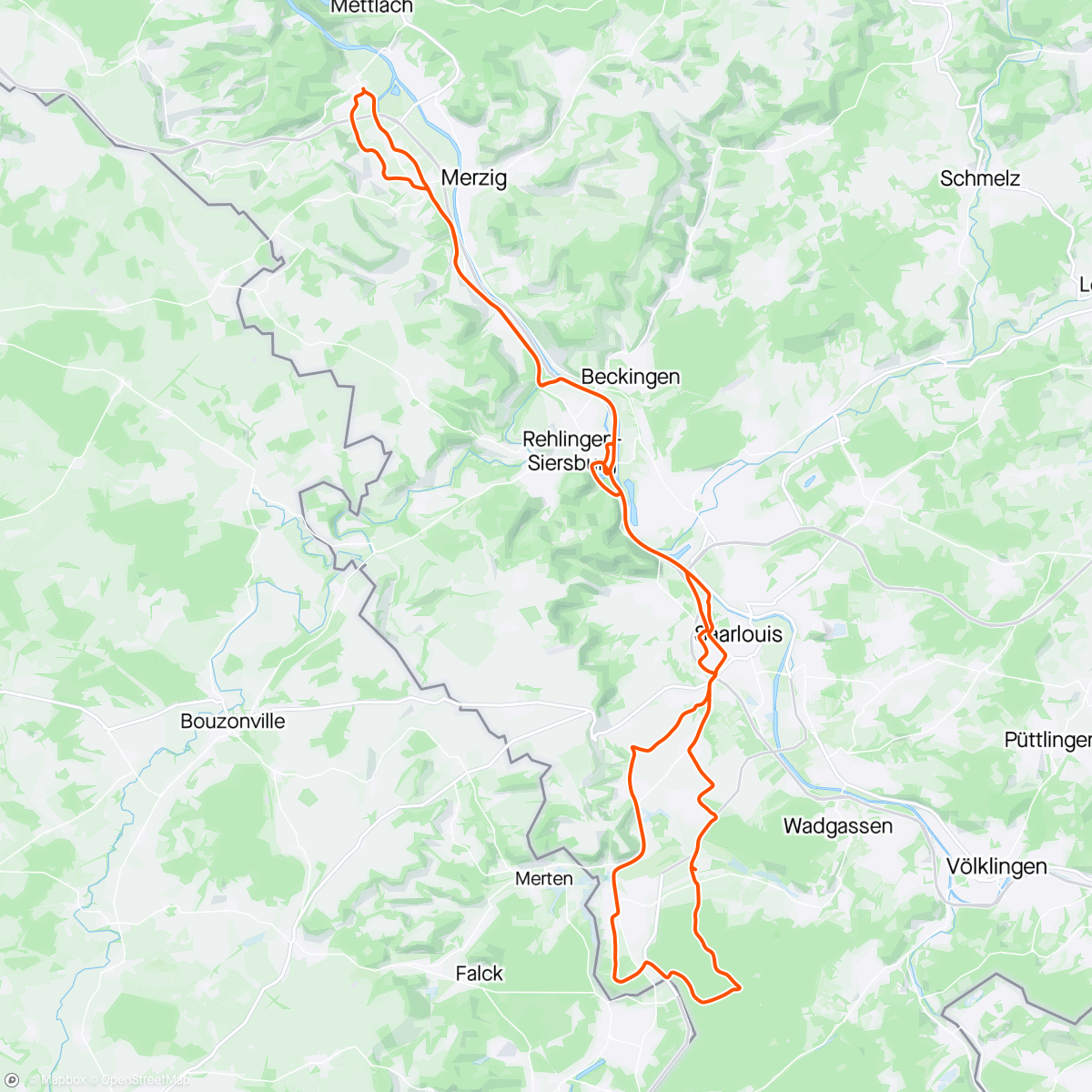 Map of the activity, 3x Weiher Taffings-, Warmdt- und Angelweiher, uff