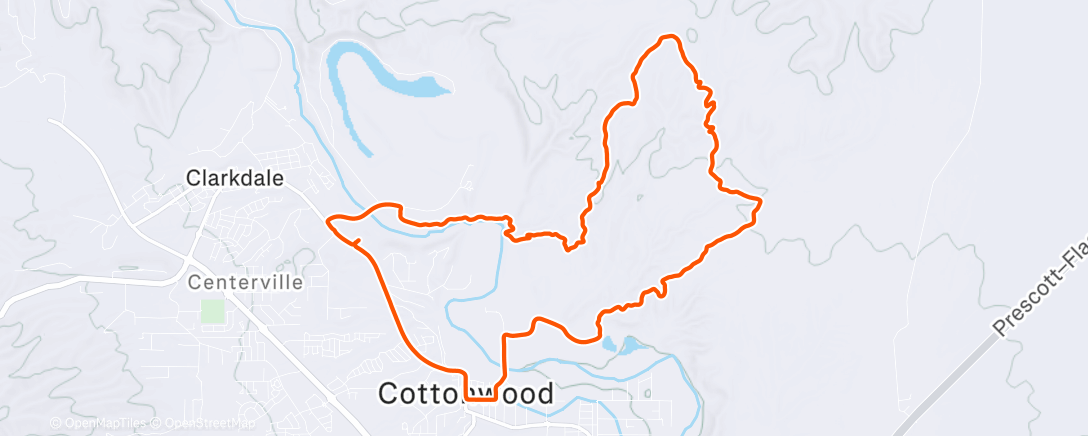 Map of the activity, Morning Ride