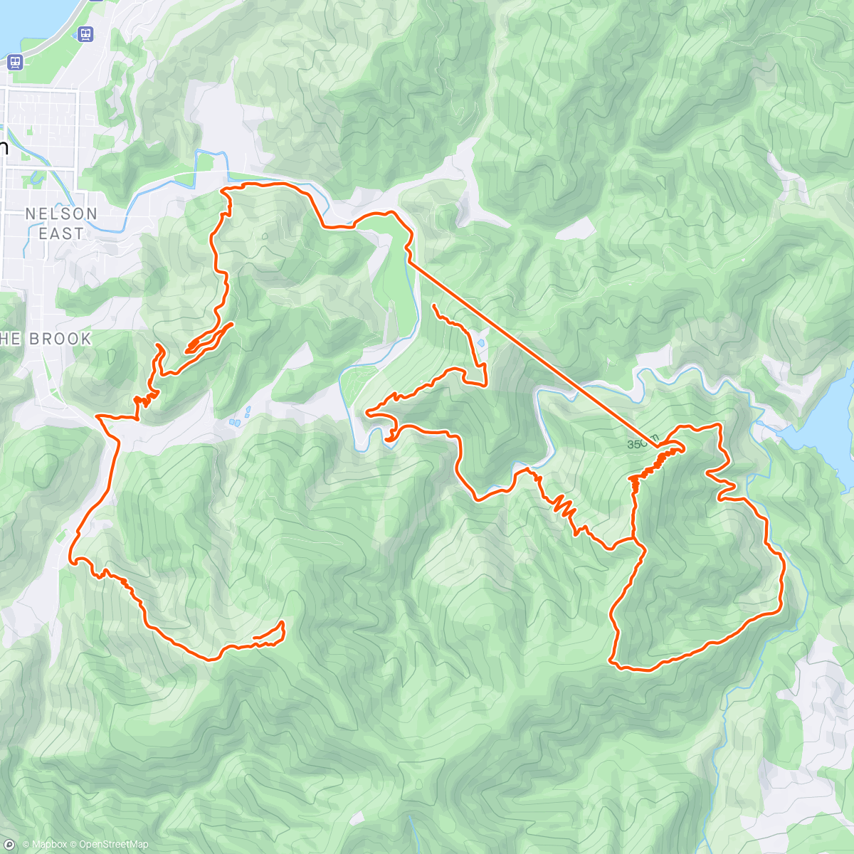Map of the activity, Mammoth enduro
