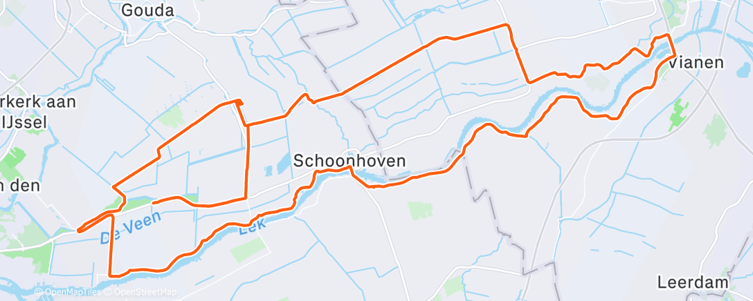 Map of the activity, Middagrit