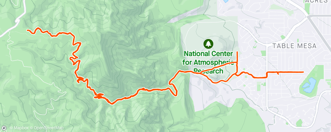 Map of the activity, Quick Bear Canyon