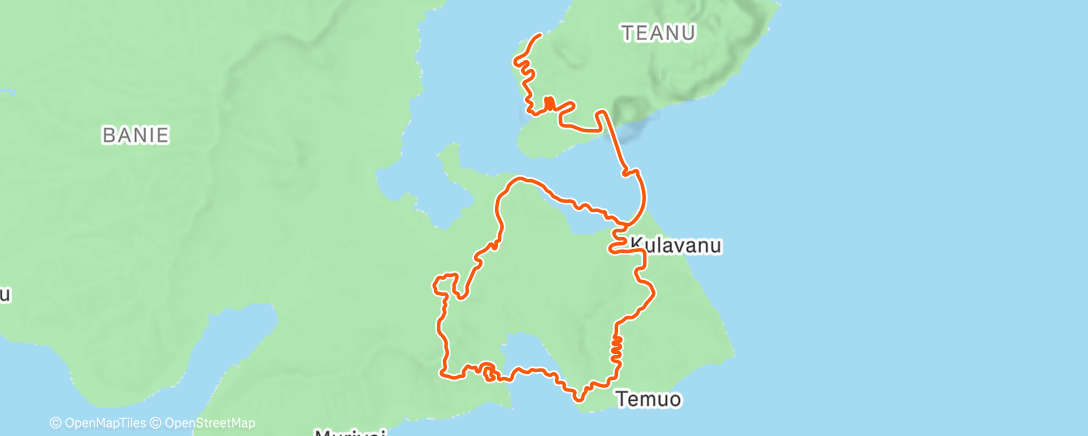 Map of the activity, Zwift - Snowman in Watopia