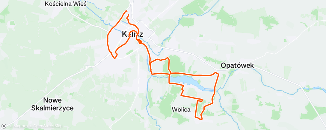Map of the activity, Afternoon Ride