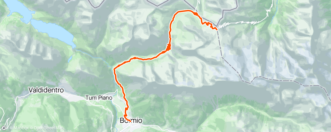 Map of the activity, Open Road: Passo dello Stelvio from Bormio