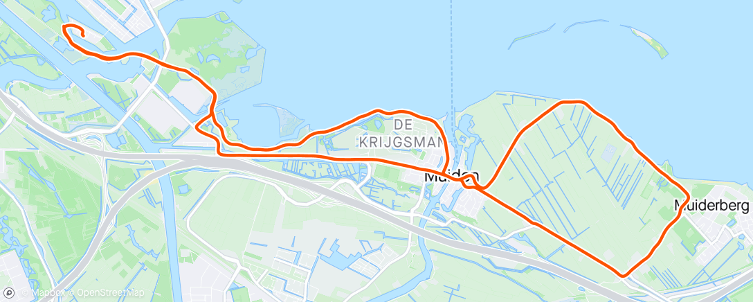 Map of the activity, 1/2 Marathon