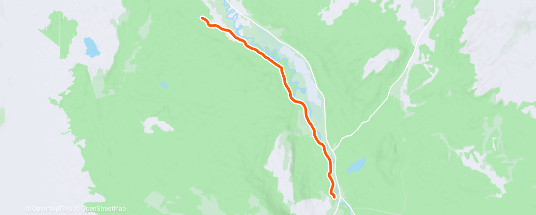 Map of the activity, Afternoon Nordic Ski