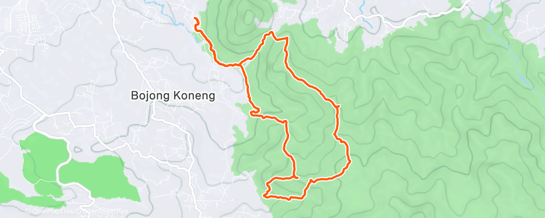 Map of the activity, Recovery