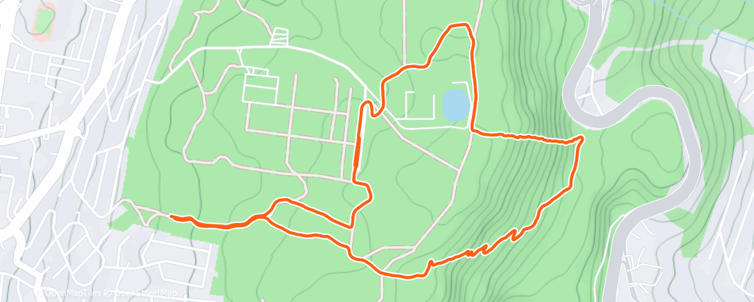 Mappa dell'attività Morning Trail Run