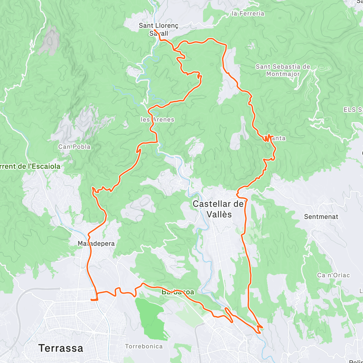 Карта физической активности (Caliu y Guanta)
