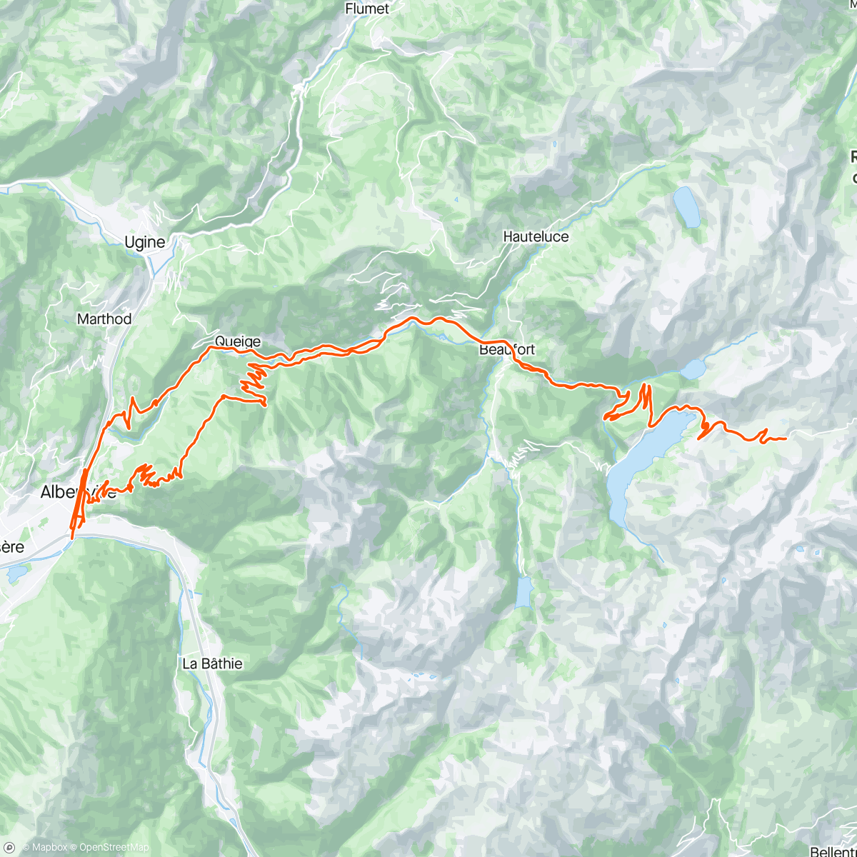 Map of the activity, Cyclotourisme y mas
