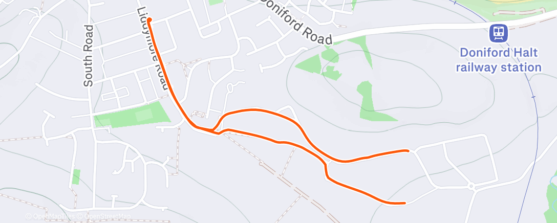 Карта физической активности (Afternoon Walk)