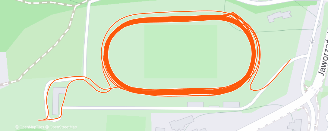 Map of the activity, Lunch Run