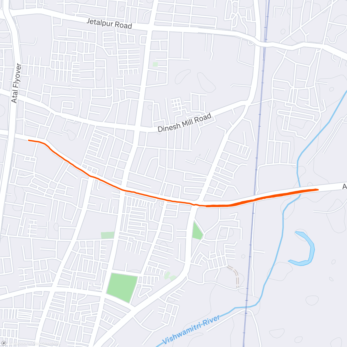 Map of the activity, Bridge