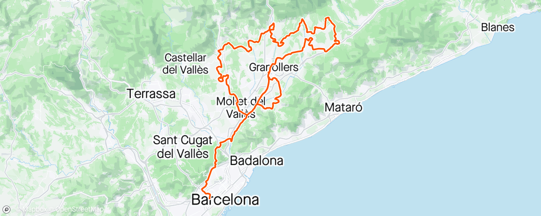 Map of the activity, Vallès Clàssics 2024