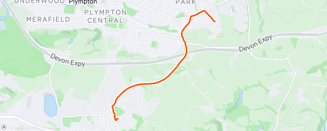 Map of the activity, Morning Ride