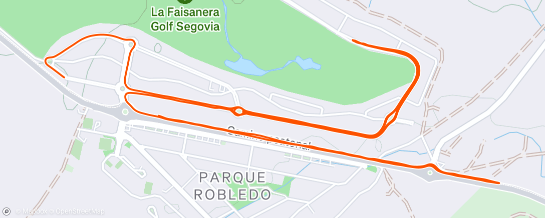 Map of the activity, 6x1000