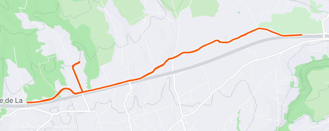 Карта физической активности (Seuillance dans l’après midi)