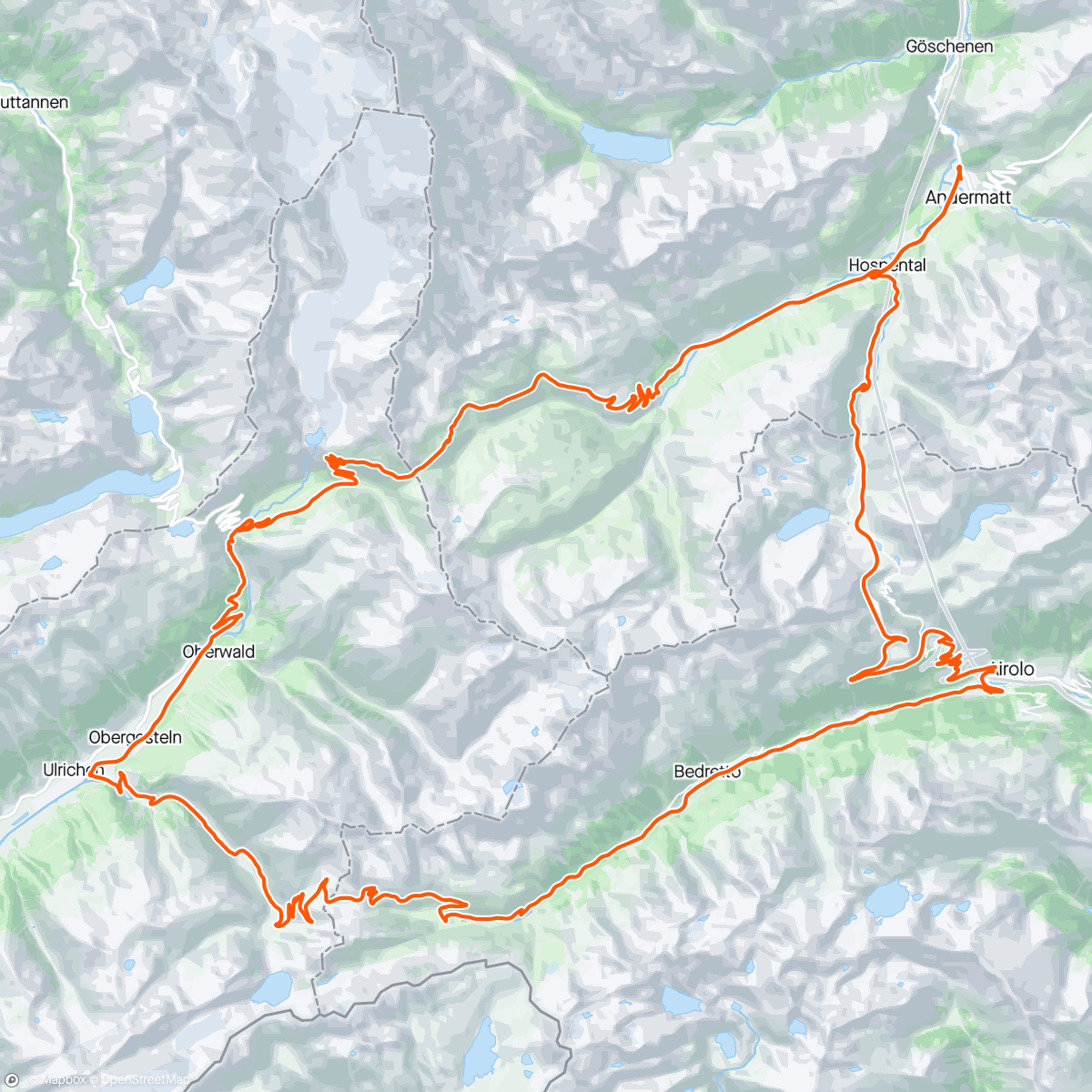 Karte der Aktivität „Alpenbrevet 2024 Silbertour”