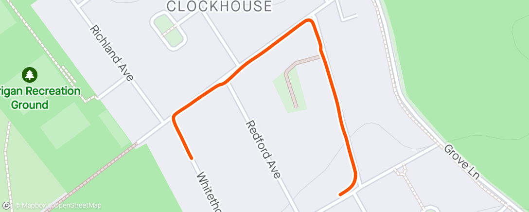 Mapa da atividade, Evening 🐕‍🦺 Walk