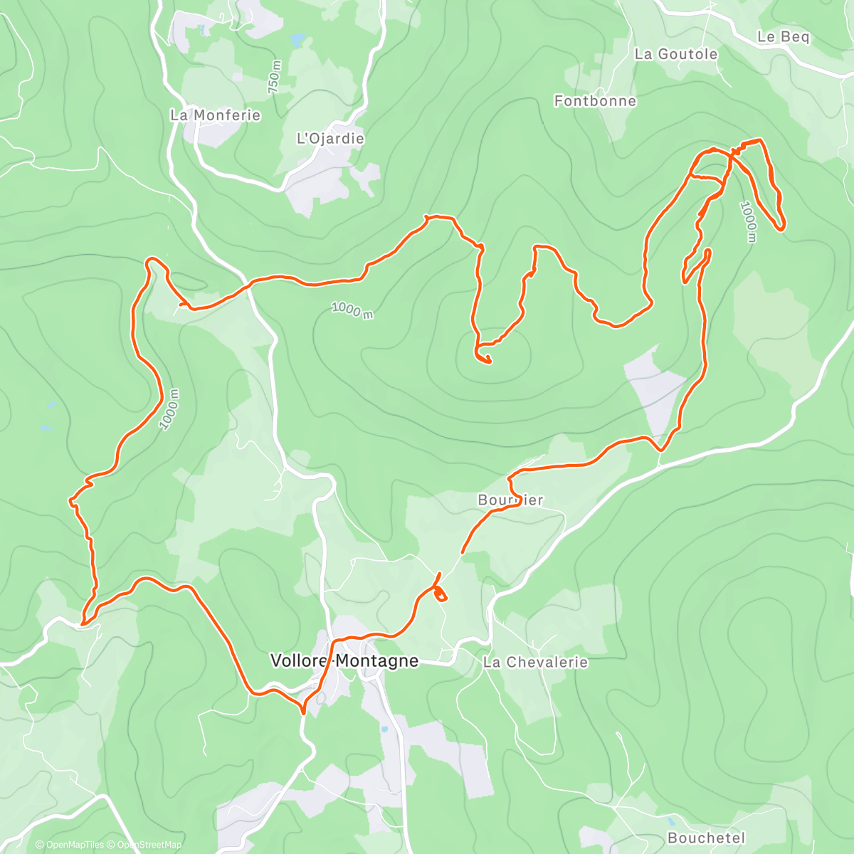 Карта физической активности (Guidage plaisir 🤘🤘)